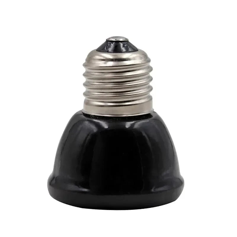 Keramischer Emitter Heizlicht Mini Schwarze Tierheizungslampe Infrarotbirne 25/50/75/100W Brutkasten Hühner Reptilienlampe | Karnz