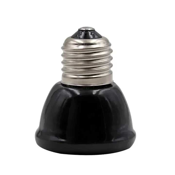 Keramischer Emitter Heizlicht Mini Schwarze Tierheizungslampe Infrarotbirne 25/50/75/100W Brutkasten Hühner Reptilienlampe | Karnz