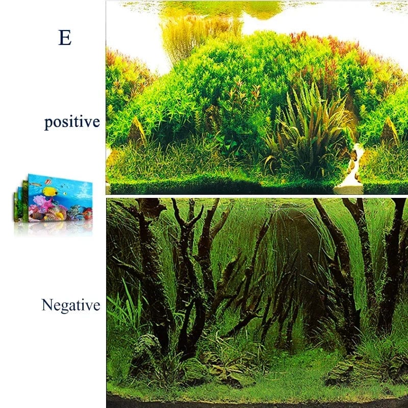 3D-Marine-Hintergrund für Aquarien-Dekoration Aufkleber & Poster Waren Dekoration Fischbehälter und Aquarien Zubehör Aquascape | Karnz