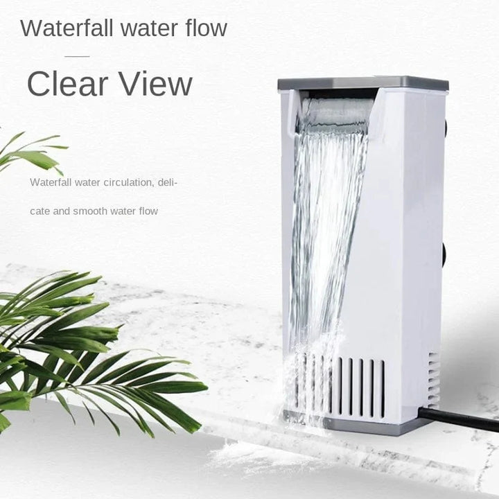 3W 200L/H Wasserfall Aquarienfilterpumpe Schildkröte Fischtank Niedrigwasserstandfilter Sauerstoffpumpe Fisch Schildkröte Reptilienversorgung 220-240V | Karnz