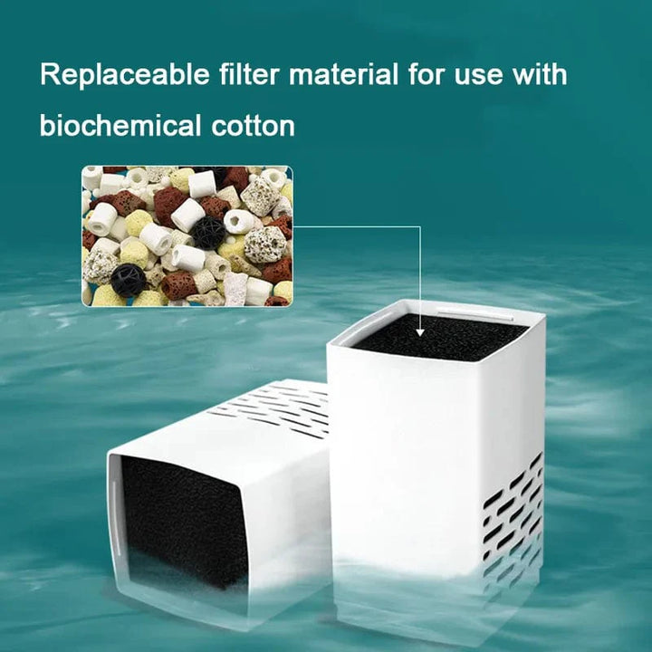 4 in 1 Aquarium Filterpumpe Stille Fischtank Untertauch Luft Sauerstoff Belüfter Aquarium Luftpumpe Wasserwechselpumpe Wellenmacher 220v | Karnz