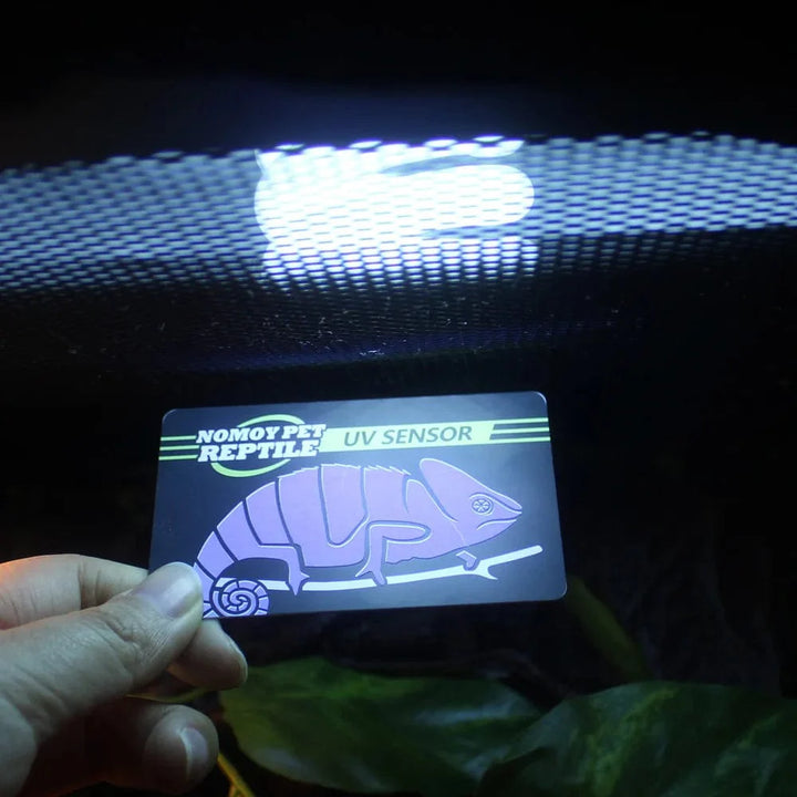 5-1PCS UVB Tester Reptilien UVA UVB Fluorescent Lampen Testerkarte Reptilienlampe UV-Sensor 10 Sekunden Schnelltestgerät Haustierzubehör | Karnz