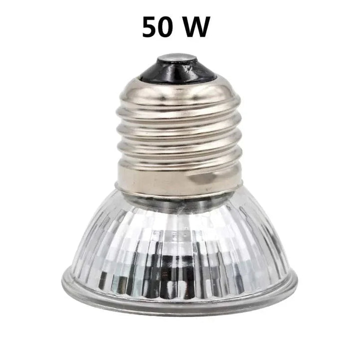 Reptilienlampe 25/50/75W UVA+UVB 3.0 Haustier Wärmelampe Glühbirne Schildkröte Basking UV Lichtlampen Amphibien Eidechsen Temperaturregler | Karnz
