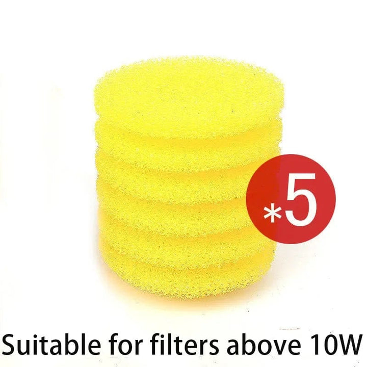 220V 5-IN-1 Silent Filter für Aquarium Schildkröte Fischtank Unterwasserpumpe Schwammfilter Skimmer Wellen Zubehör | Karnz