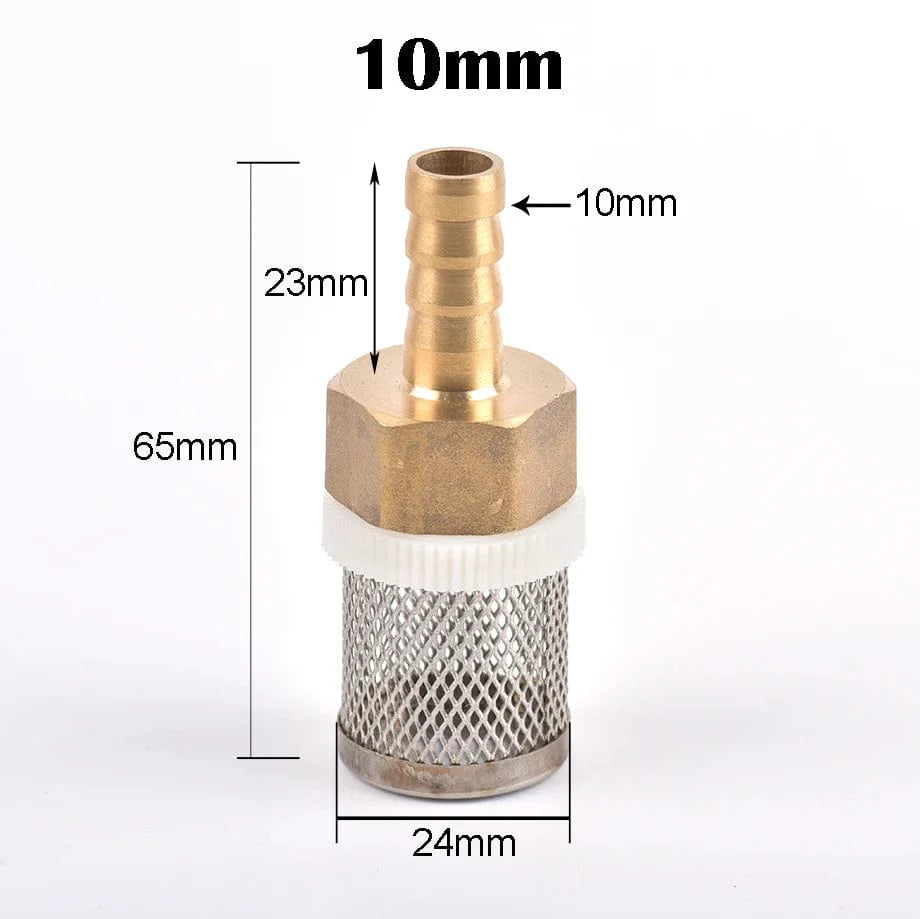 6-19mm Edelstahl-Mesh-Filter 1/2" Weiblich Zoll Gartenbewässerungspumpe Schutzschlauch Wasserreinigungs-Mesh Messingfilter | Karnz