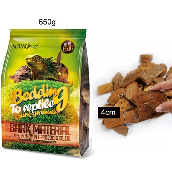 250g/650g Reptil Echse Schildkröte Schlange Zubehör Bettungsmaterial Kiefernrinden-Granulate | Karnz