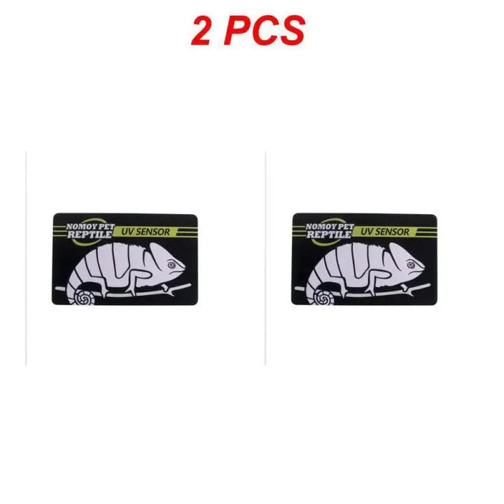 5-1PCS UVB Tester Reptilien UVA UVB Fluorescent Lampen Testerkarte Reptilienlampe UV-Sensor 10 Sekunden Schnelltestgerät Haustierzubehör | Karnz