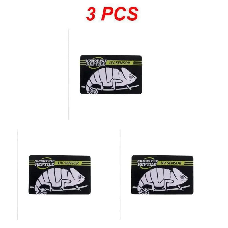 5-1PCS UVB Tester Reptilien UVA UVB Fluorescent Lampen Testerkarte Reptilienlampe UV-Sensor 10 Sekunden Schnelltestgerät Haustierzubehör | Karnz