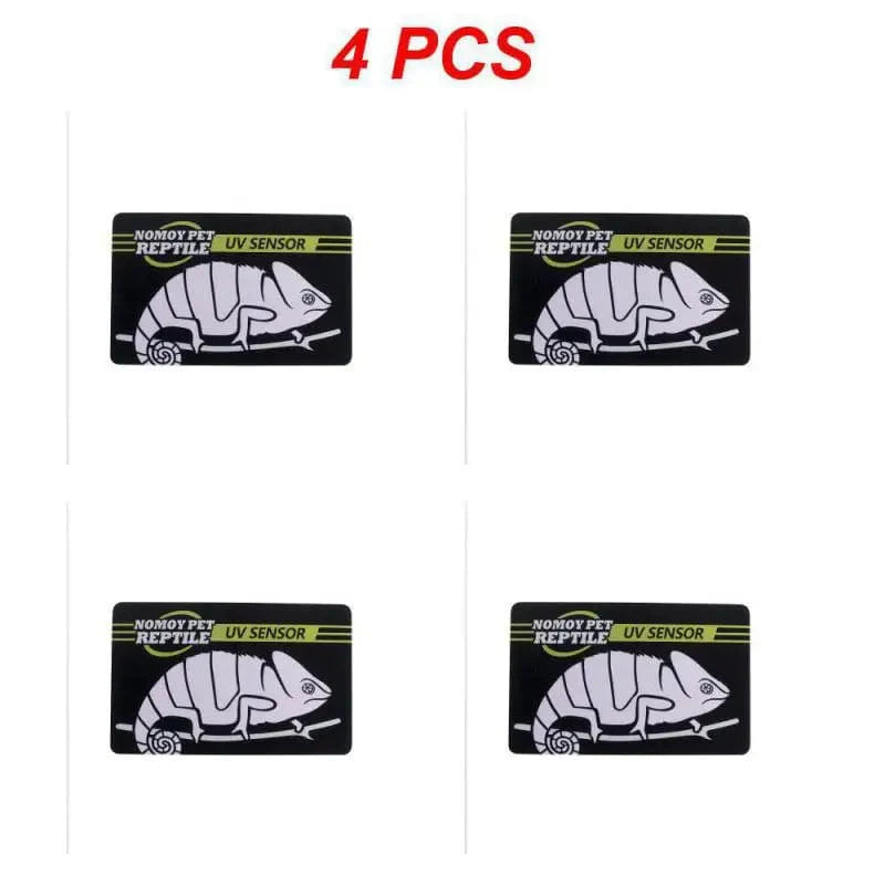 5-1PCS UVB Tester Reptilien UVA UVB Fluorescent Lampen Testerkarte Reptilienlampe UV-Sensor 10 Sekunden Schnelltestgerät Haustierzubehör | Karnz