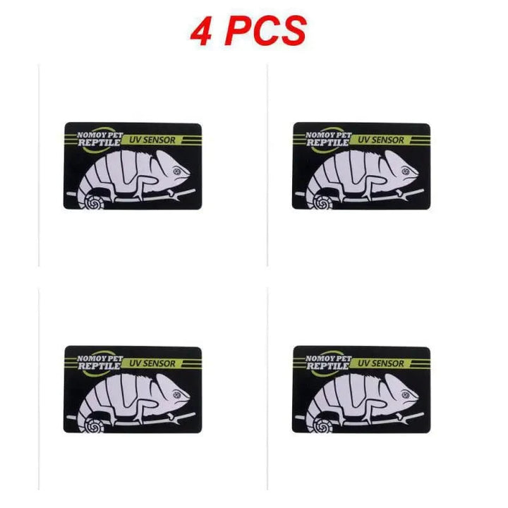 5-1PCS UVB Tester Reptilien UVA UVB Fluorescent Lampen Testerkarte Reptilienlampe UV-Sensor 10 Sekunden Schnelltestgerät Haustierzubehör | Karnz