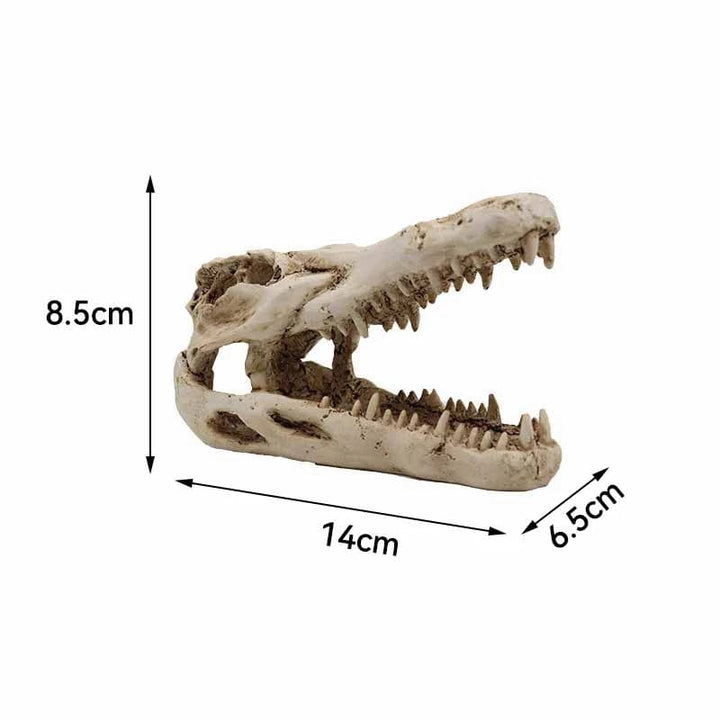 Tiere Schädel Fisch Tank Fossil Dinosaurier Ornamente Aquarium Nashorn Knochen Dekoration Fischschüssel Krokodil Quallen Karpfen Schildkröte | Karnz