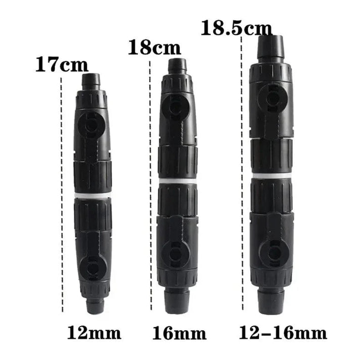 Aquarium 12/16mm Doppel-Tap Schnellverschlussverbinder Fischtank Schlauchventil Aquariumfilterverbinder Zubehör acuarios | Karnz