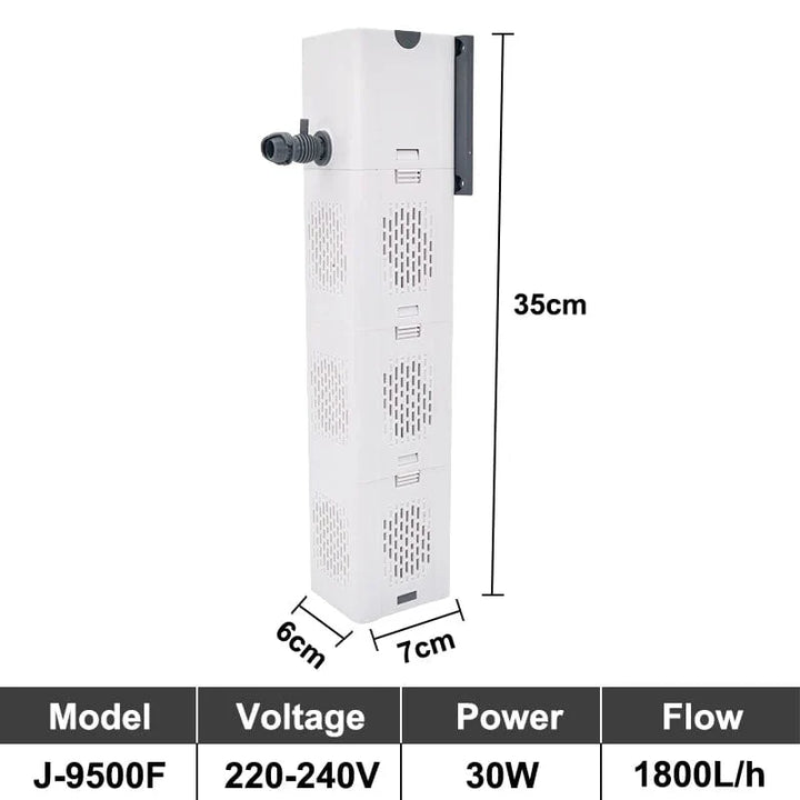 Aquarium Filter Pumpe Fischtank Unterwassersilent Luft Sauerstoff Belüfter Interne Wasserpumpe Aquarium Luftpumpe Wellenmacher 220v | Karnz