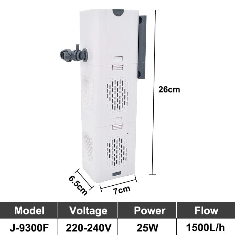 Aquarium Filter Pumpe Fischtank Unterwassersilent Luft Sauerstoff Belüfter Interne Wasserpumpe Aquarium Luftpumpe Wellenmacher 220v | Karnz