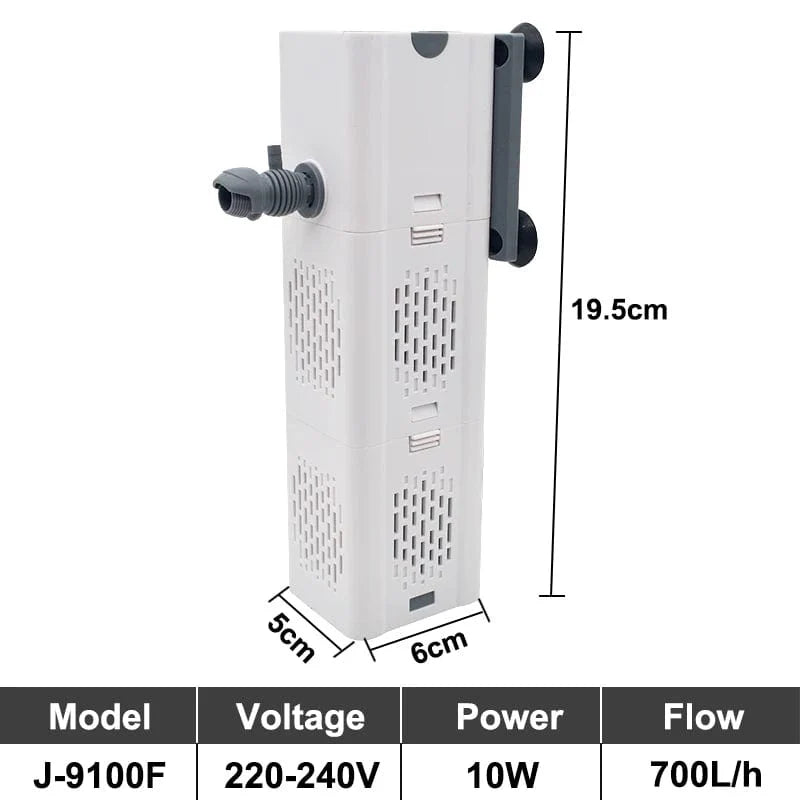 Aquarium Filter Pumpe Fischtank Unterwassersilent Luft Sauerstoff Belüfter Interne Wasserpumpe Aquarium Luftpumpe Wellenmacher 220v | Karnz