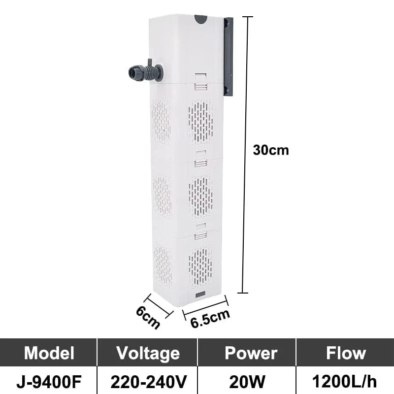 Aquarium Filter Pumpe Fischtank Unterwassersilent Luft Sauerstoff Belüfter Interne Wasserpumpe Aquarium Luftpumpe Wellenmacher 220v | Karnz