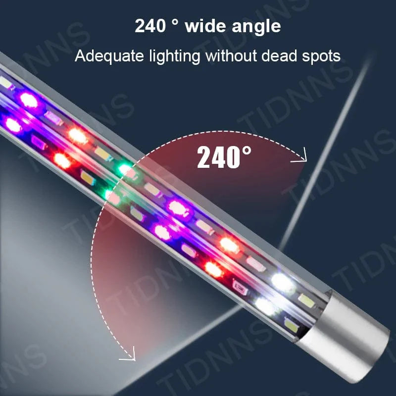 Aquarium Licht LED Weitwinkel Wasserdichte Fischtanklampe Unterwasser Helligkeit RGB Aquarium Dekor Lampe Pflanzenwachstum Lampe 22-57 | Karnz