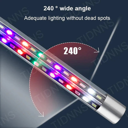 Aquarium Licht LED Weitwinkel Wasserdichte Fischtanklampe Unterwasser Helligkeit RGB Aquarium Dekor Lampe Pflanzenwachstum Lampe 22-57 | Karnz