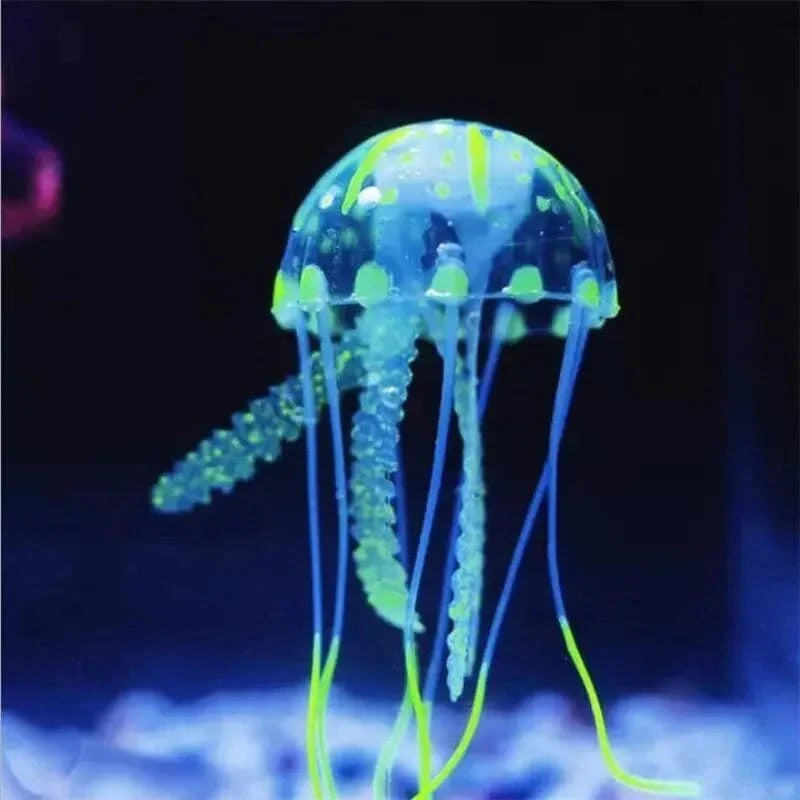 Künstliche Quallen Fluoreszierend Transparent Schwimmende Simulierte Quallen Landschaft Fisch Tank Fisch Haustier Dekorationen Zubehör | Karnz