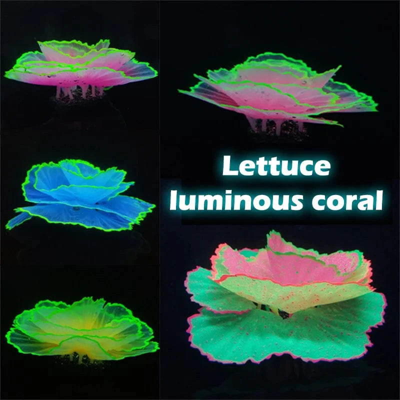 Fluoreszierende Aquariumdekoration Fischtanklandschaft Korallensimulation Korallenornamente Kleine Unterwasserwelt Landschaftsdekoration | Karnz