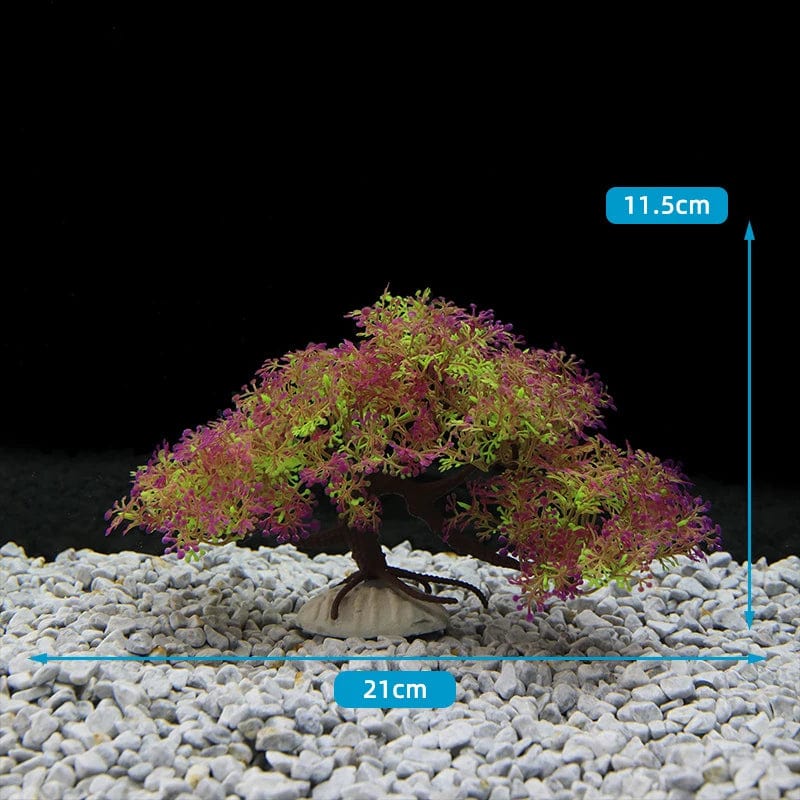 Fluoreszierende Aquariumdekoration Fischtanklandschaft Korallensimulation Korallenornamente Kleine Unterwasserwelt Landschaftsdekoration | Karnz