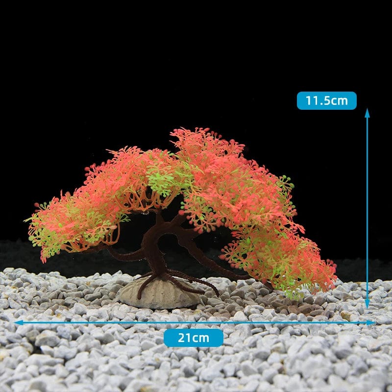 Fluoreszierende Aquariumdekoration Fischtanklandschaft Korallensimulation Korallenornamente Kleine Unterwasserwelt Landschaftsdekoration | Karnz