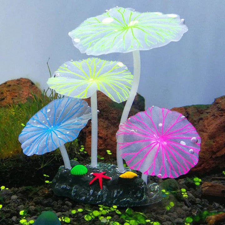 Fluoreszierende Aquariumdekoration Fischtanklandschaft Korallensimulation Korallenornamente Kleine Unterwasserwelt Landschaftsdekoration | Karnz