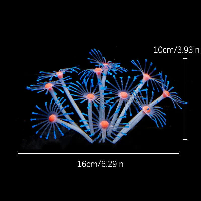 Fluoreszierende Aquariumdekoration Fischtanklandschaft Korallensimulation Korallenornamente Kleine Unterwasserwelt Landschaftsdekoration | Karnz
