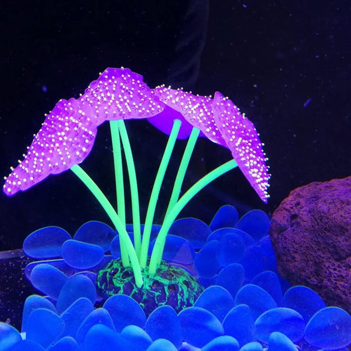 Fluoreszierende Aquariumdekoration Fischtanklandschaft Korallensimulation Korallenornamente Kleine Unterwasserwelt Landschaftsdekoration | Karnz