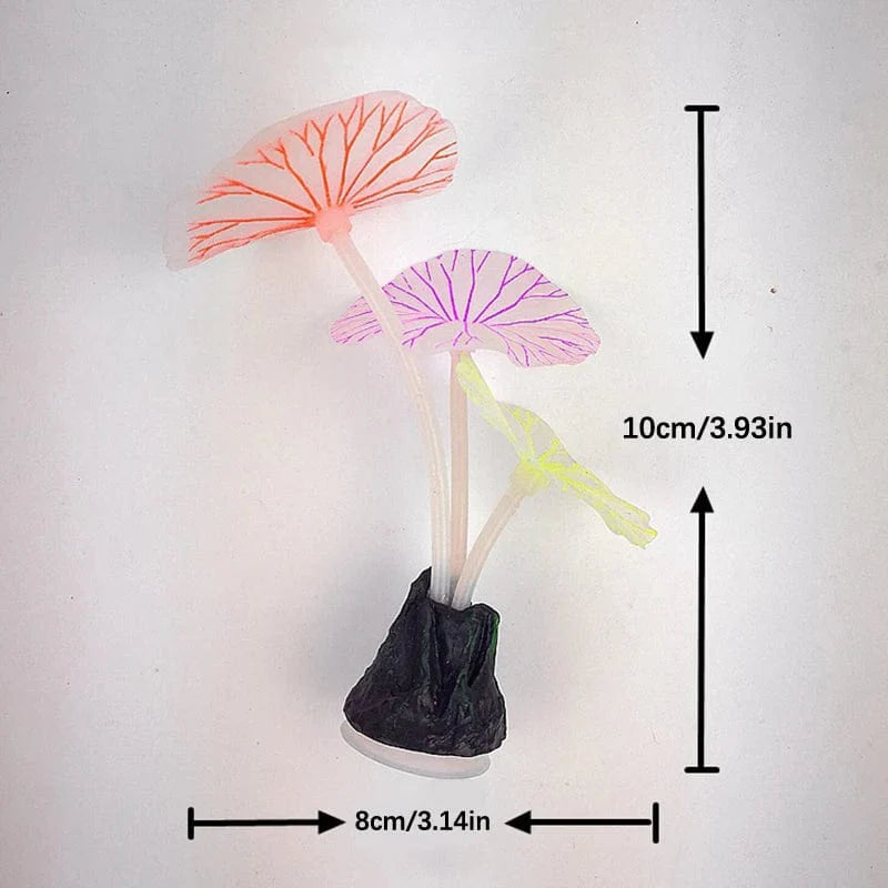 Fluoreszierende Aquariumdekoration Fischtanklandschaft Korallensimulation Korallenornamente Kleine Unterwasserwelt Landschaftsdekoration | Karnz