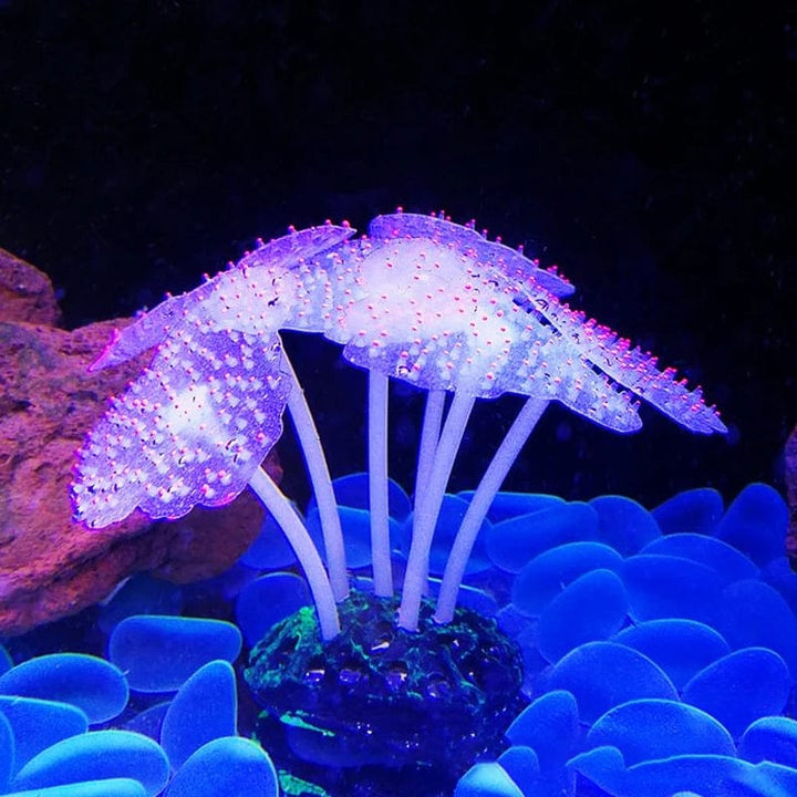 Fluoreszierende Aquariumdekoration Fischtanklandschaft Korallensimulation Korallenornamente Kleine Unterwasserwelt Landschaftsdekoration | Karnz