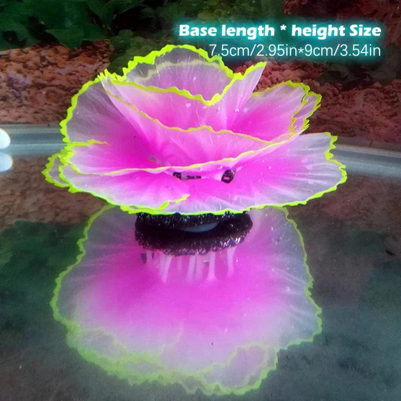 Fluoreszierende Aquariumdekoration Fischtanklandschaft Korallensimulation Korallenornamente Kleine Unterwasserwelt Landschaftsdekoration | Karnz