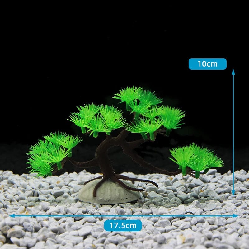 Fluoreszierende Aquariumdekoration Fischtanklandschaft Korallensimulation Korallenornamente Kleine Unterwasserwelt Landschaftsdekoration | Karnz
