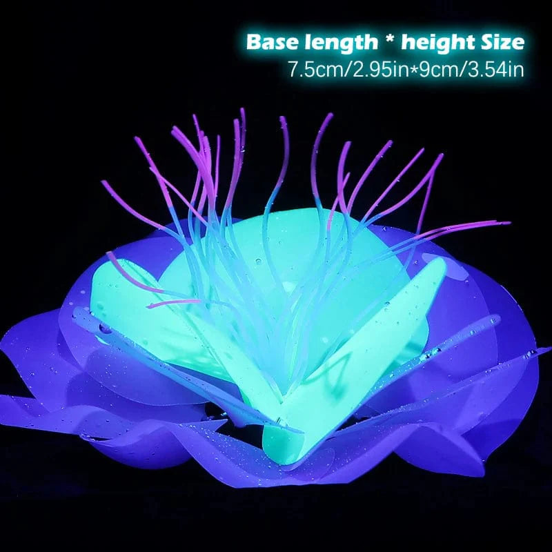 Fluoreszierende Aquariumdekoration Fischtanklandschaft Korallensimulation Korallenornamente Kleine Unterwasserwelt Landschaftsdekoration | Karnz