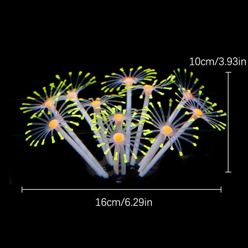 Fluoreszierende Aquariumdekoration Fischtanklandschaft Korallensimulation Korallenornamente Kleine Unterwasserwelt Landschaftsdekoration | Karnz