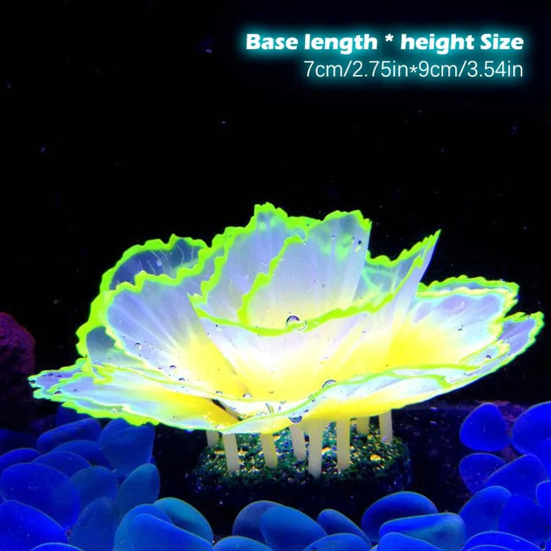 Fluoreszierende Aquariumdekoration Fischtanklandschaft Korallensimulation Korallenornamente Kleine Unterwasserwelt Landschaftsdekoration | Karnz