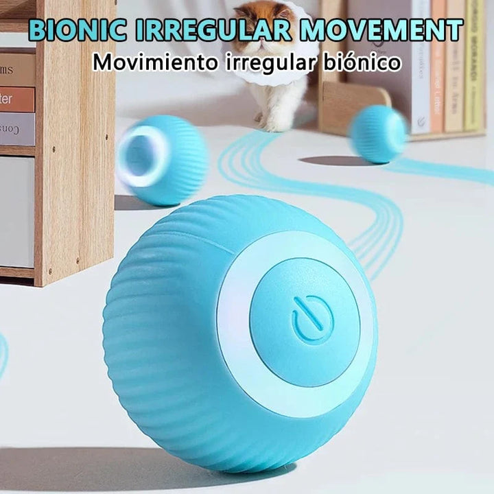 Interaktive Katzenspielzeugkugel Smarte Katzenspielzeuge Elektronisches Interaktives Katzenspielzeug Für Innen Automatisch Rollende Magische Kugel Katzen-Spielzubehör | Karnz