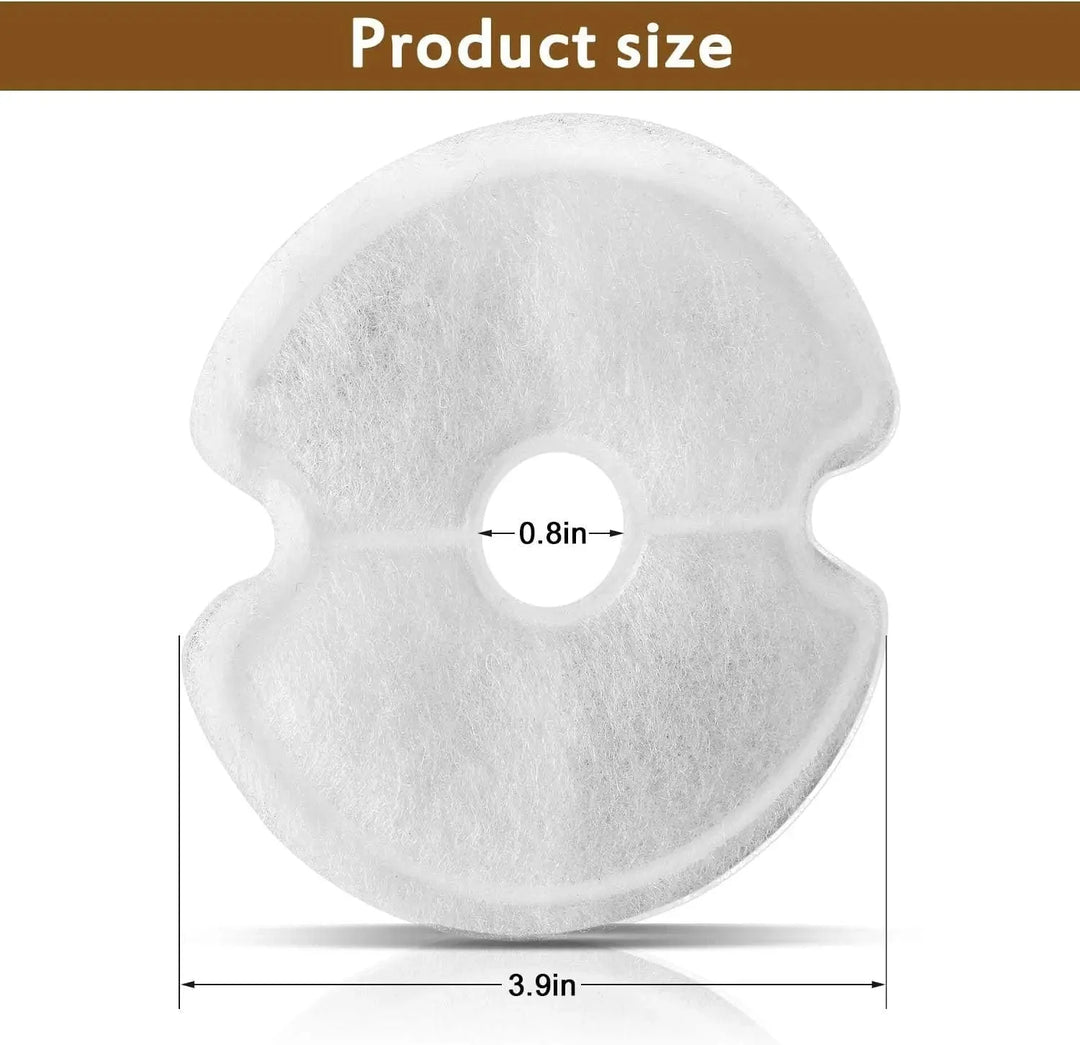 Katzenwasserbrunnenfilter Mehrfachfiltration Haustier-Wasserbrunnen Ersatzfilter 4/8 Packs | Karnz