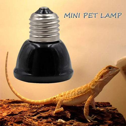 Keramischer Emitter Heizlicht Mini Schwarze Tierheizungslampe Infrarotbirne 25/50/75/100W Brutkasten Hühner Reptilienlampe | Karnz