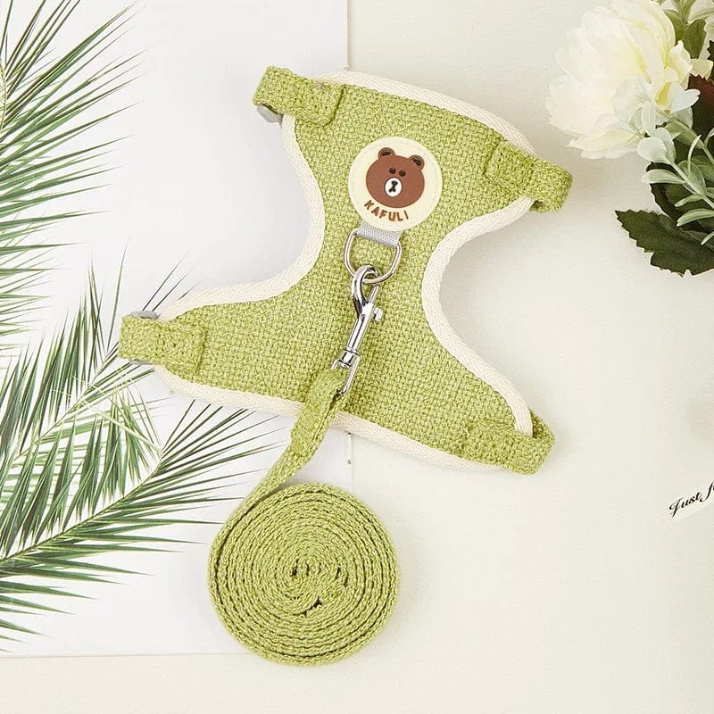 Süßes Kaninchen Geschirr Leine Set Bunny Haustierzubehör Kleintiertrage Teddy Katze Leine Kaninchenkragen Kaninchenzubehör | Karnz