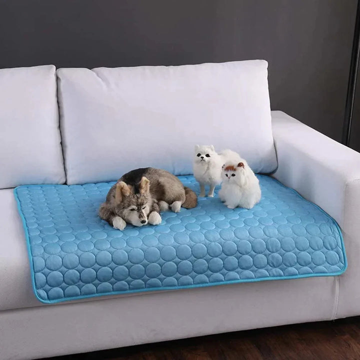Hunde-Kühlmatte Sommerpad für Hunde Katzen Decke Atmungsaktives Hundebett Kennel Welpen Schlafsofa Kissen Hundezubehör | Karnz