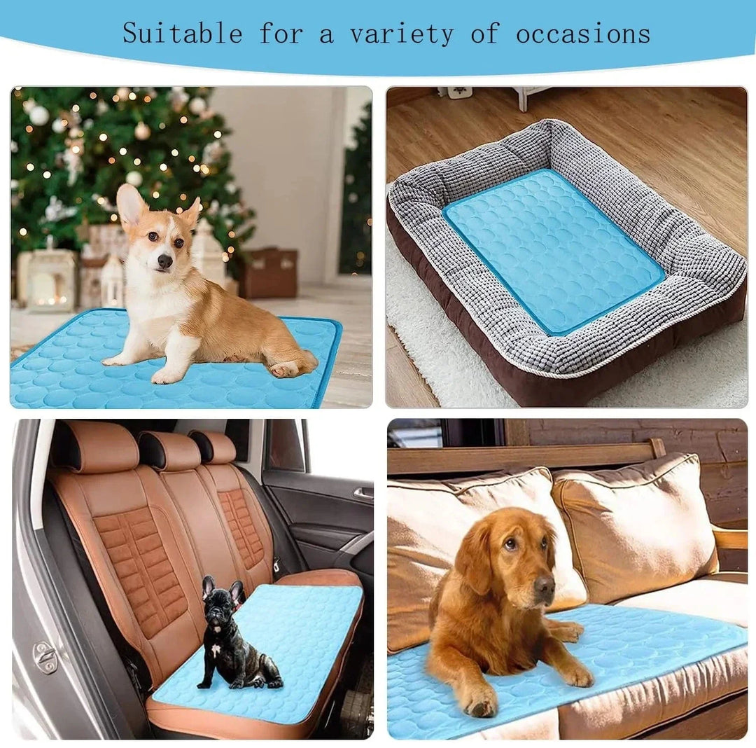 Hunde-Kühlmatte Sommerpad für Hunde Katzen Decke Atmungsaktives Hundebett Kennel Welpen Schlafsofa Kissen Hundezubehör | Karnz