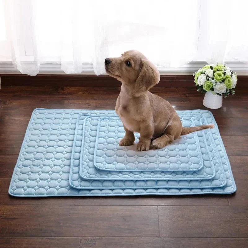 Hunde-Kühlmatte Sommerpad für Hunde Katzen Decke Atmungsaktives Hundebett Kennel Welpen Schlafsofa Kissen Hundezubehör | Karnz