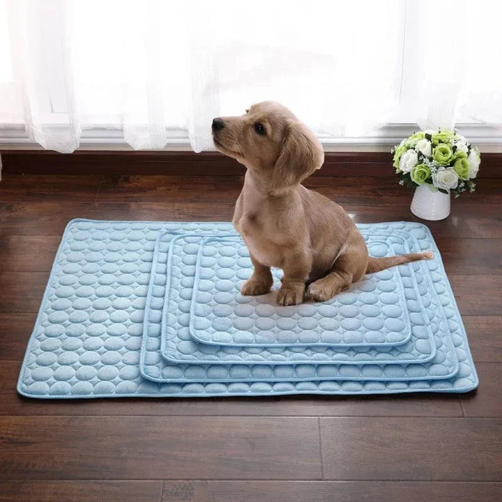 Hunde-Kühlmatte Sommerpad für Hunde Katzen Decke Atmungsaktives Hundebett Kennel Welpen Schlafsofa Kissen Hundezubehör | Karnz
