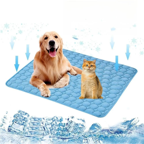 Hunde-Kühlmatte Sommerpad für Hunde Katzen Decke Atmungsaktives Hundebett Kennel Welpen Schlafsofa Kissen Hundezubehör | Karnz