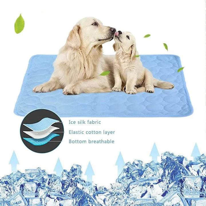 Hunde-Kühlmatte Sommerpad für Hunde Katzen Decke Atmungsaktives Hundebett Kennel Welpen Schlafsofa Kissen Hundezubehör | Karnz