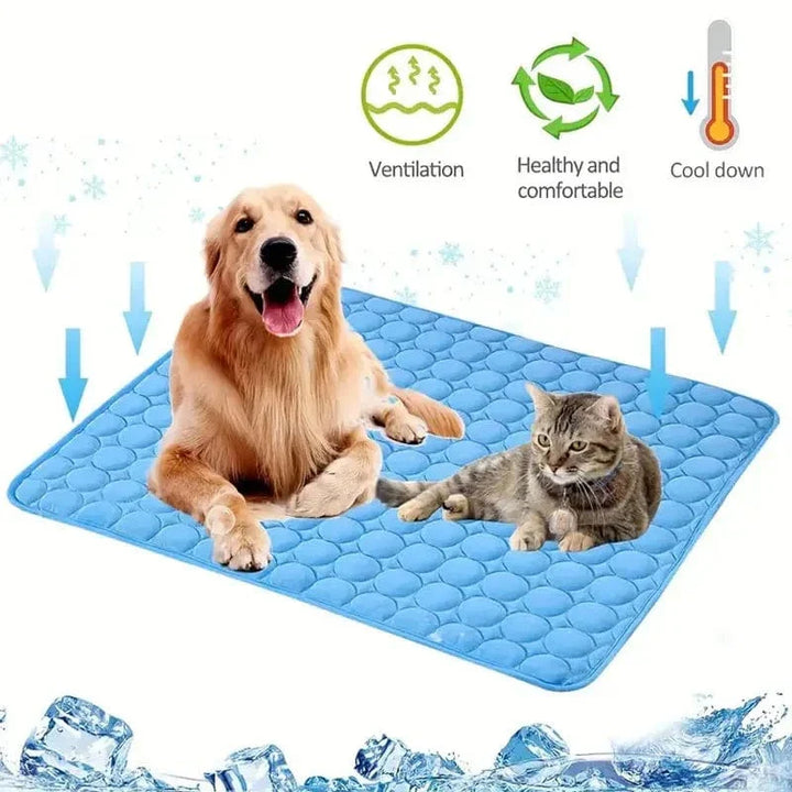 Hunde Selbst Kühlmatte Haustier Katze Kühlmatte Und Schlafunterlage Für Haustiere Sommer Kühlpads Decke Waschbar Eis Seide Atmungsaktive Matte | Karnz