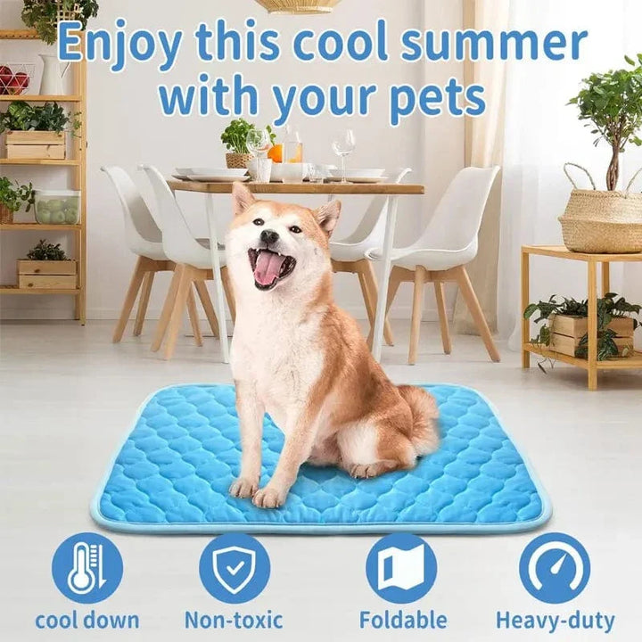 Hunde Selbst Kühlmatte Haustier Katze Kühlmatte Und Schlafunterlage Für Haustiere Sommer Kühlpads Decke Waschbar Eis Seide Atmungsaktive Matte | Karnz