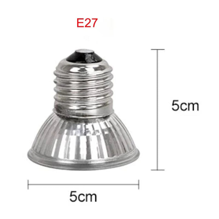 E27 25/50/75W UVA Wärmelampe Haustier Reptil Heizlampe Schildkröte Eidechse Reptil Heizung Glühbirne Emitter Haustiere Sonnenbaden Vogel Schlange 110-220V | Karnz