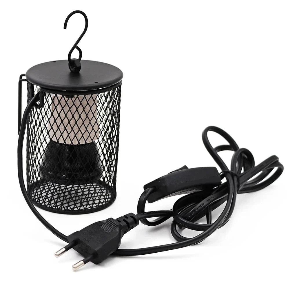 E27 Haustier Heizlampe für Schildkröte Schlange Echse Infrarot Keramische Emitter Wärme Licht 50W/75W/100W Reptilienlampe Reptilienlicht EU Stecker | Karnz